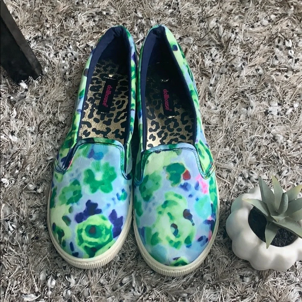 New Dollhouse multicolor‎ slip on sneakers